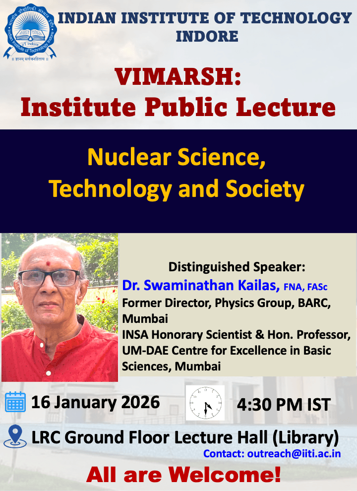 Dr. Swaminathan Kailas, FNA, FASc, Former Director, Physics Group, BARC, Mumbai, INSA Honorary Scientist & Hon. Professor, UM-DAE Centre for Excellence in Basic Sciences, Mumbai